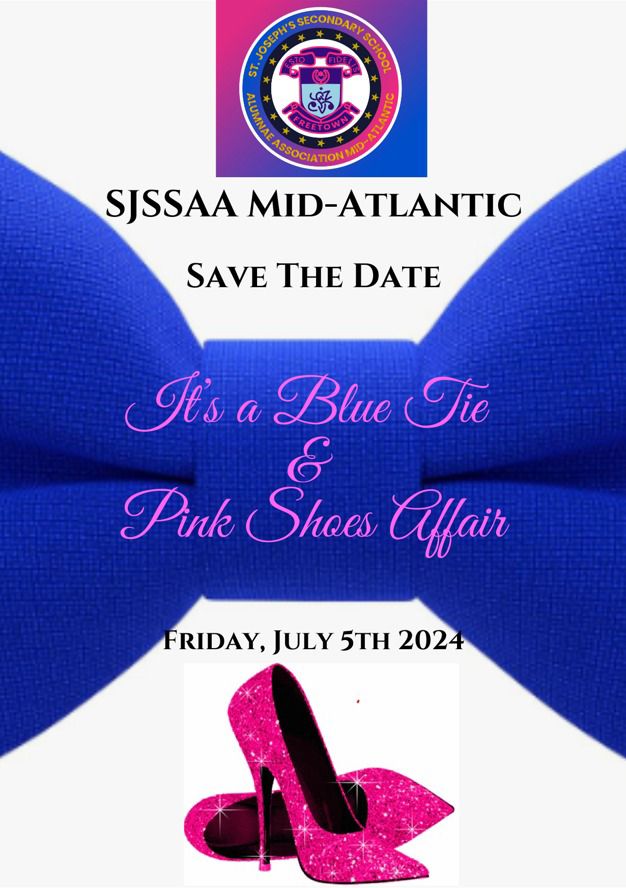"It's a Blue Tie & Pink Shoes Affair"